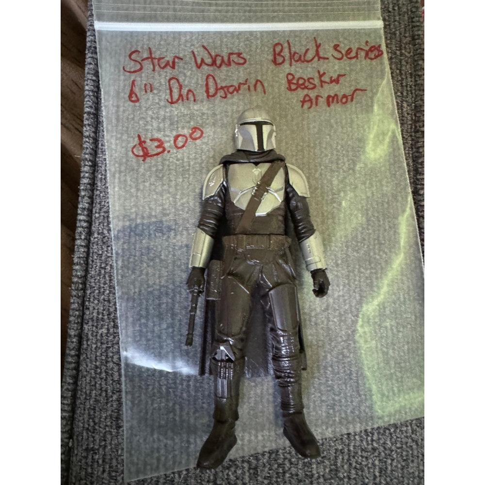 Star Wars 6" Din Djarin Beskar Armor Figure Mandalorian